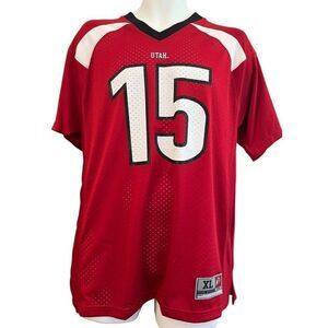 Youth XL Utah Utes #15 NCAA Football Jersey 18-20 University of Utah NWT
